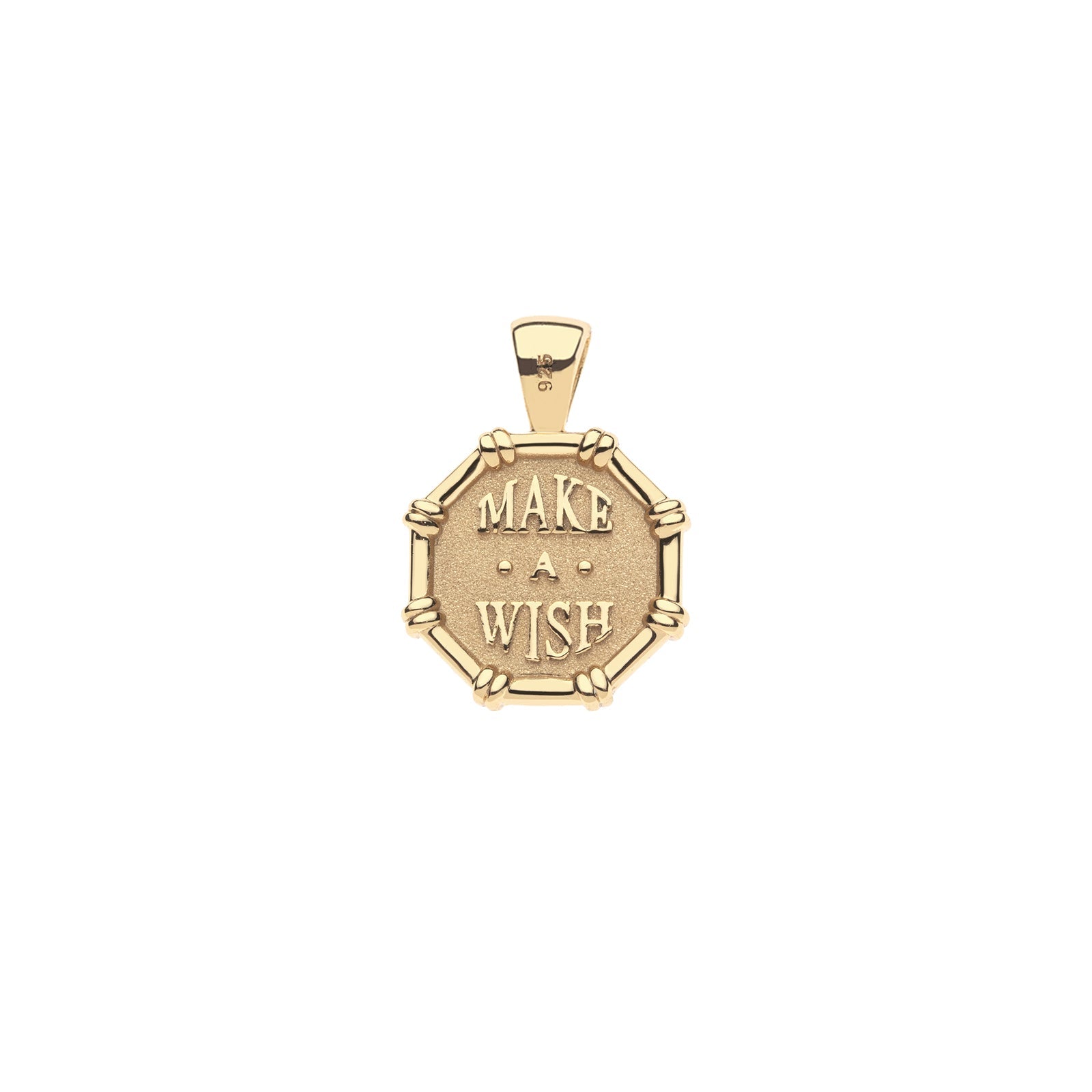 LUCKY Octagon Birthstone Pendant